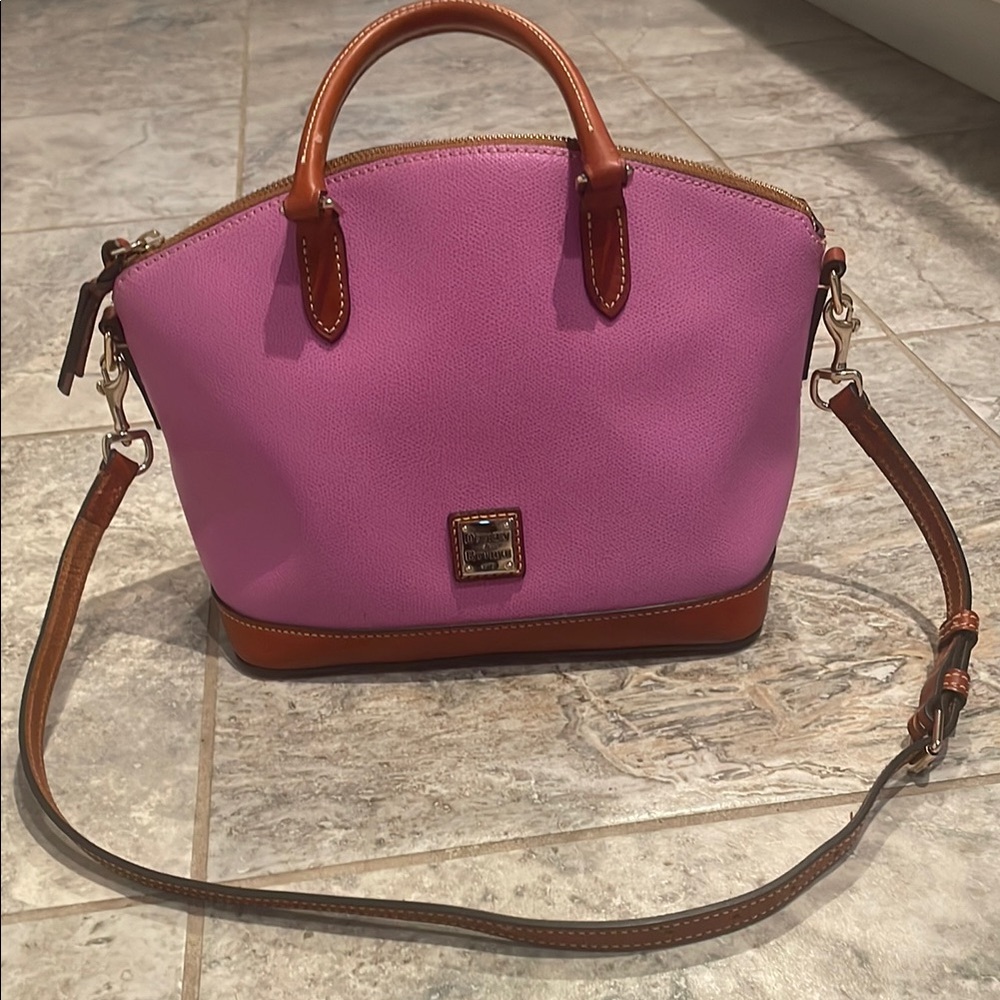 Dooney & Burke Mauve Satchel with strap